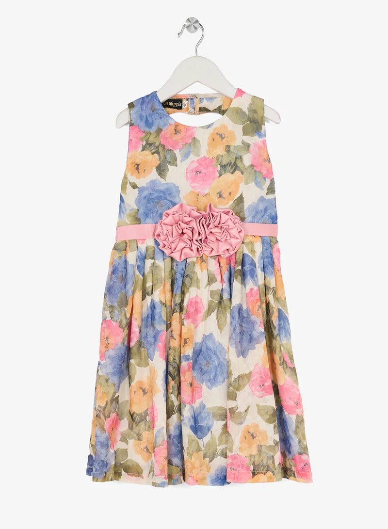 ليتل جولدن ابل فستان صغير بطبعة زهور