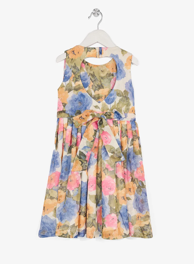 ليتل جولدن ابل فستان صغير بطبعة زهور