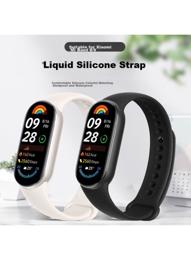 BHO Bho Compatible With Xiaomi Band 9/8 Smart Fitness Bracelet, Wristband Standard Version, Nfc Version, Universal Xiaomi Band 8/9 Strap, Breathable Sports Bracelet Replacement Strap Accessory  - Image 2