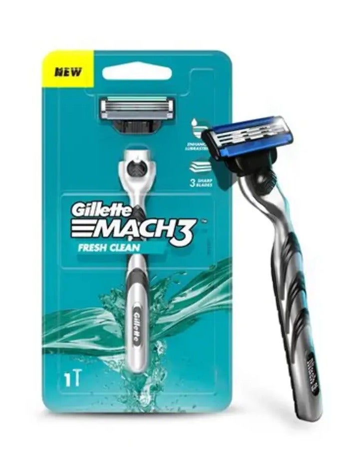 Gillette شفرة جيليت ماك 3 فريش كلين للرجال - Image 1