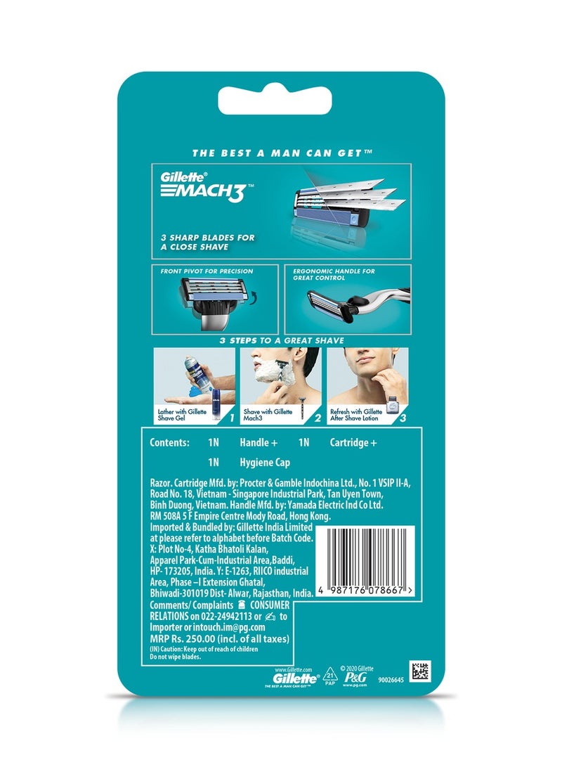 Gillette شفرة جيليت ماك 3 فريش كلين للرجال - Image 2