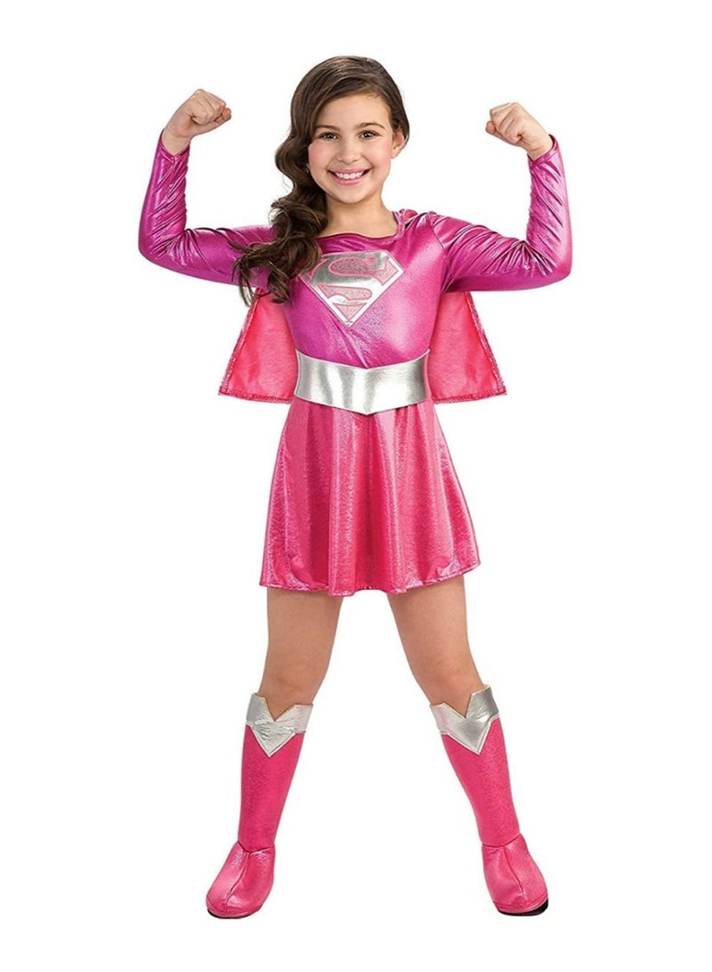 NIBEMINENT Super Girl Party Fancy Costume 2 - 4 Years - Image 1