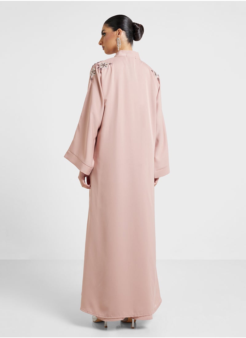 Khizana Embellished Abaya With Sheila  - Image 2