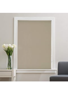 Deco Window Deco Window 100 Blackout Roller Blinds for Windows 36 Inch W X 84 Inch H Silver Back Moss Sun UV Protection Glare Resistant for Home Office  - Image 3