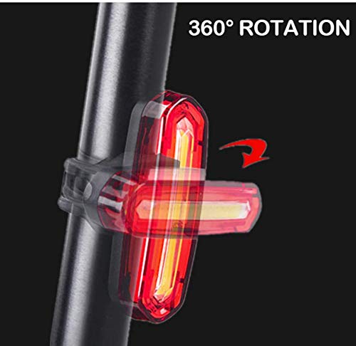 RESHNE Bicycle Smart Back Tail Light 120LMN USB Rechargeable Multi Color Change LED Rear Break Light Tail Light Rear Light- 1 Tail Light with Mounting Bracket Bicycle Accessories | Bicycle Parts | - Image 4