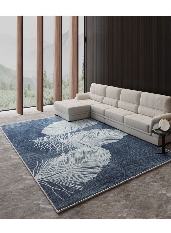 KLNAMAEAAN Nordic Light Luxury Living Room Carpet with Drop-Molded bottom crystal velvet 200X300cm - Image 1