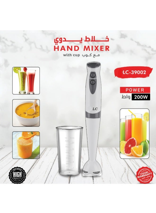 Hand Mixer With Cup 39002 200W