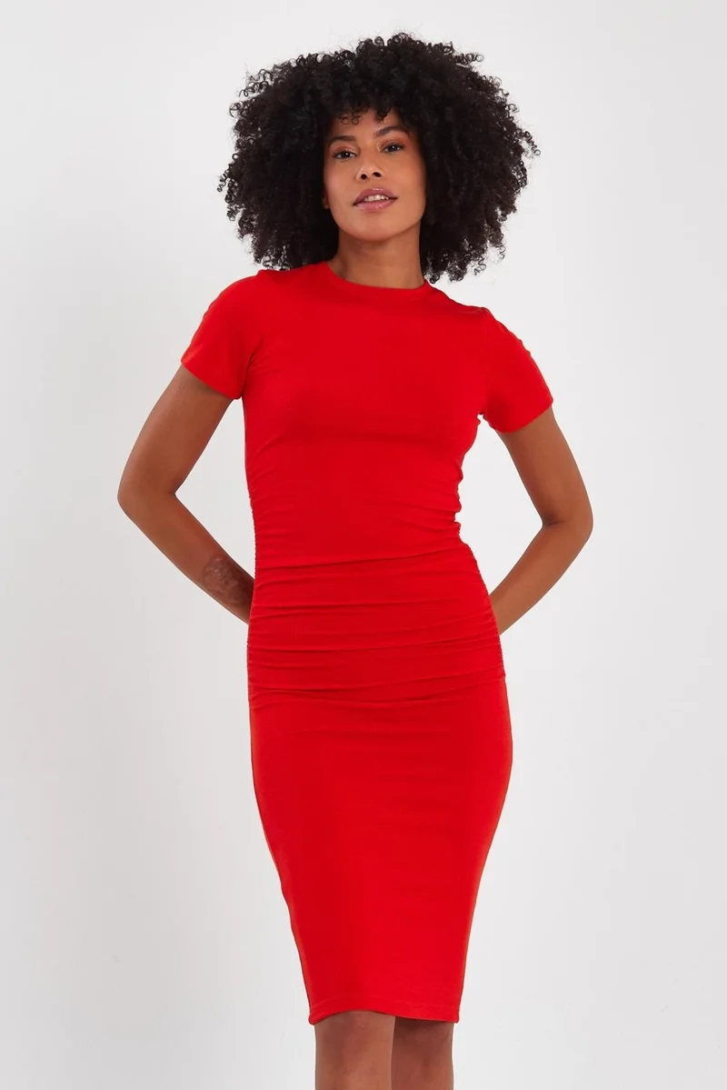الكسندر جاردي Ruched Bodycon Dress
