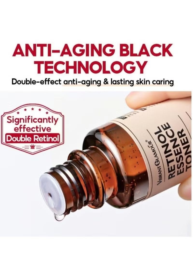 Vibrant Glamour - Anti-aging Firming Smoothing and Mositurizing Retinol Essence Toner 100 ml - Image 1