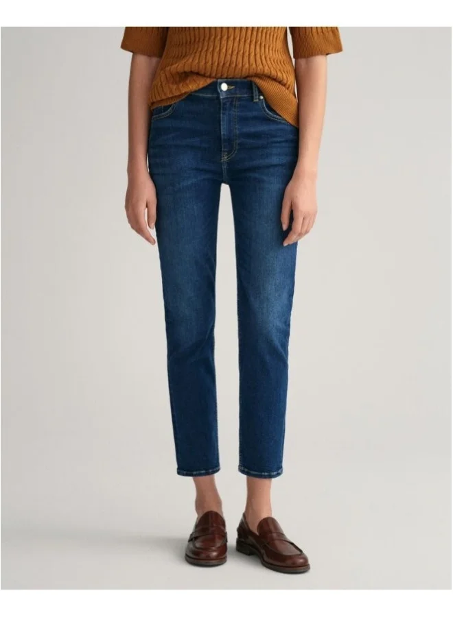 غانت Gant Slim Fit Cropped Jeans