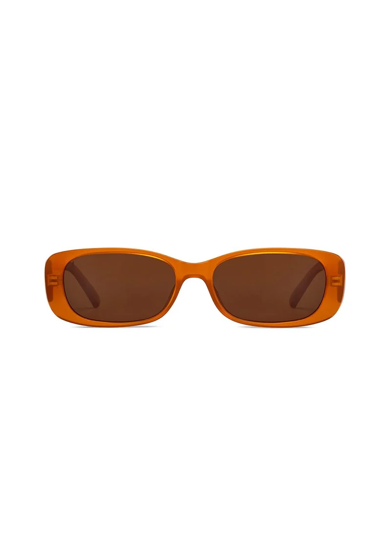 فينسينت تشيس Unisex Polarized Rectangular Sunglasses VC S16342