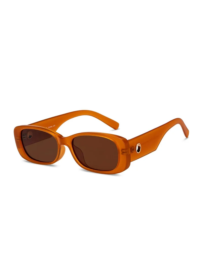 فينسينت تشيس Unisex Polarized Rectangular Sunglasses VC S16342