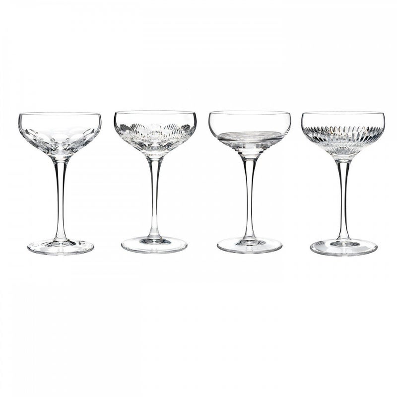 Waterford Waterford 159430 Mixology Champagne Coupe 80ml Set of 4 Crystal Clear 