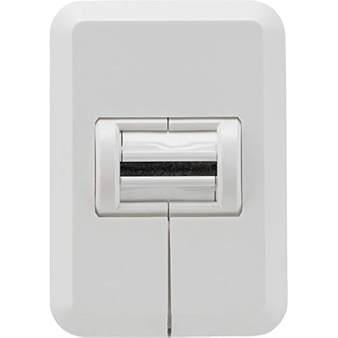 51208 Duo Maxi Roller Blind Belt Guide White With Brush Gasket For 18-23 Mm Wide Belt Without Removing Roller Belt - Image 1