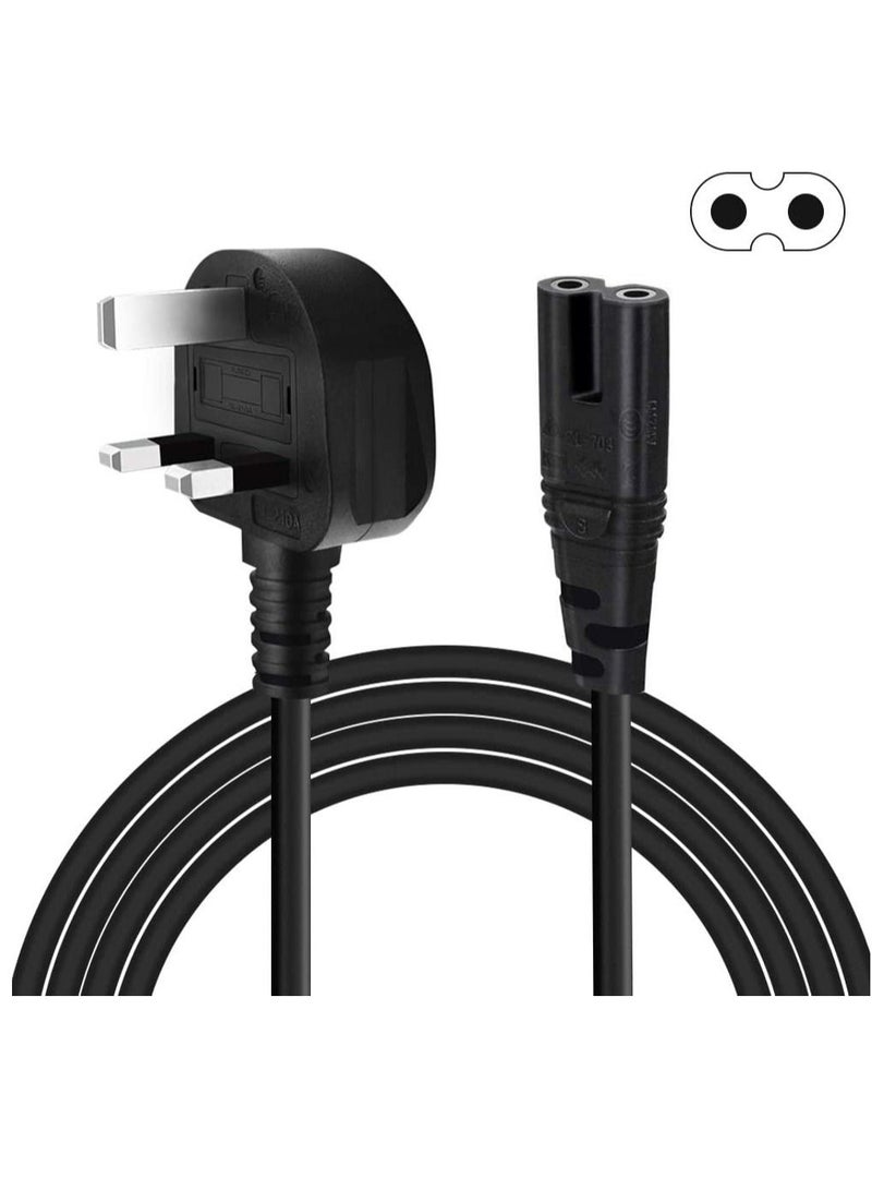 Cable AC Power Cord Cable for Samsung LG-TCL Sony-TV Compatible For HP Printer PS3/PS4/PS5 AC Wall Plug (1.5M) - Image 2