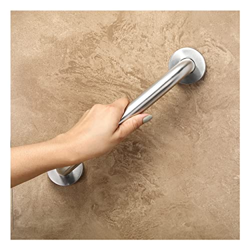 FORTUNE Stainless Steel Grab Bar for Bathroom & Bathtub Wall Mounted Safety Hand Support Rail Matt Finish - Balance Handle - Towel Bar - (12 Inch, Pack of 2) - Image 2