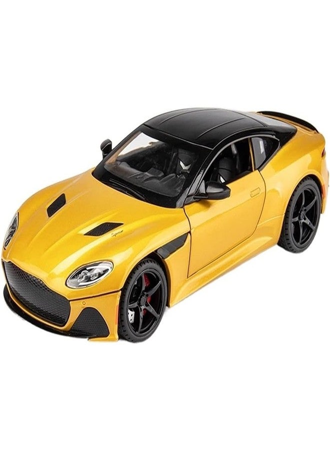 DARVICE 1:24 Scale Model Aston Martin Toy Car Metal Diecast Sound Light Pullback Toy Car for Kids - Image 1