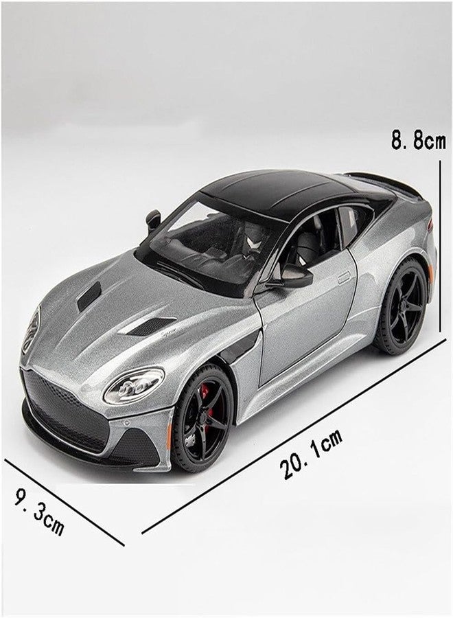 DARVICE 1:24 Scale Model Aston Martin Toy Car Metal Diecast Sound Light Pullback Toy Car for Kids - Image 2