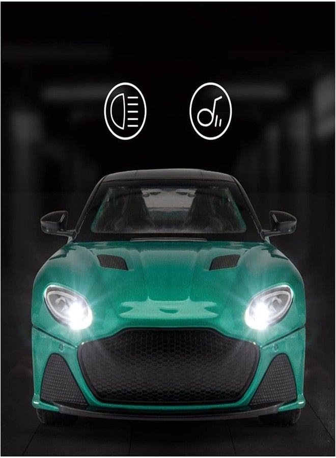 DARVICE 1:24 Scale Model Aston Martin Toy Car Metal Diecast Sound Light Pullback Toy Car for Kids - Image 5