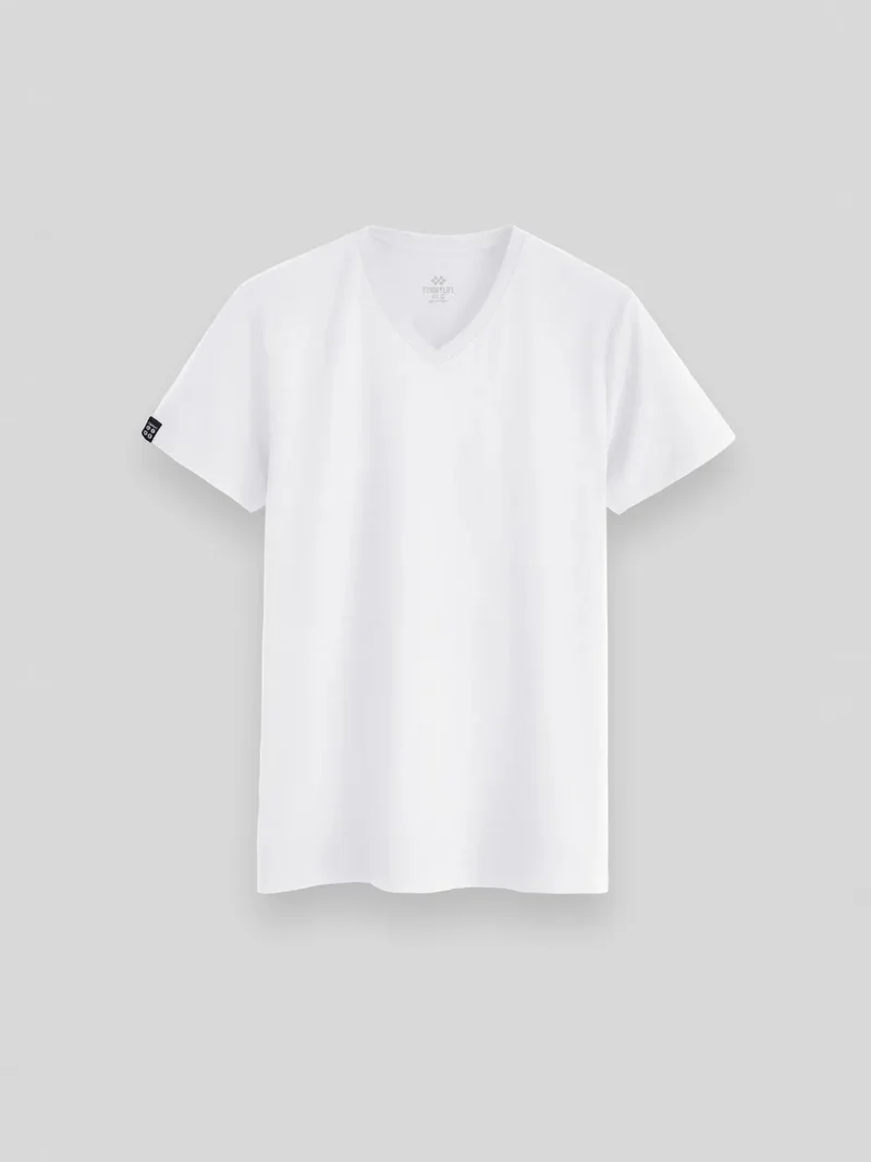 TOMMYLIFE TOMMY Men's V-Neck Short Sleeve T-Shirt