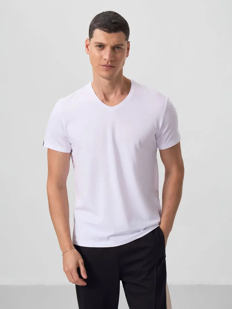 TOMMYLIFE TOMMY Men's V-Neck Short Sleeve T-Shirt