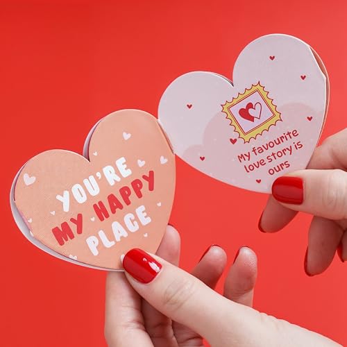 Oye Happy – Carousel of Hearts Bunter Card | Romantic Chain Heart Greeting Card | Cute Love Surprise Card for Girlfriend, Boyfriend, Husband & Wife | Proposal & Anniversary - Image 5
