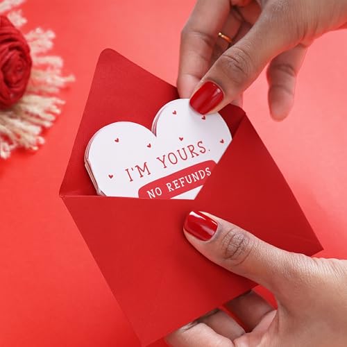 Oye Happy – Carousel of Hearts Bunter Card | Romantic Chain Heart Greeting Card | Cute Love Surprise Card for Girlfriend, Boyfriend, Husband & Wife | Proposal & Anniversary - Image 2