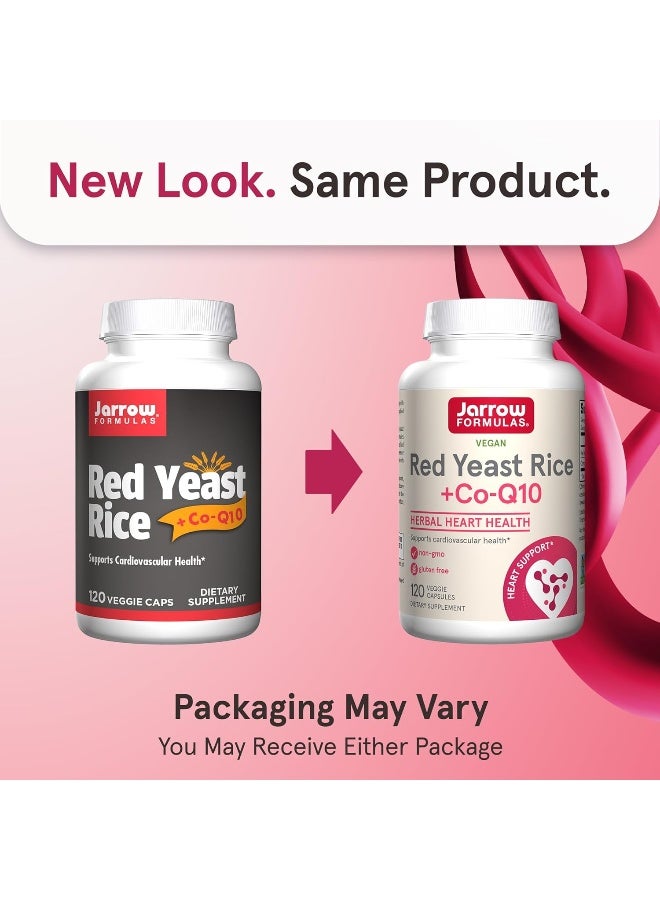 Jarrow Formulas Complementary Red Yeast Rice (600 mg)+ Co-Q10 Formula (50 mg), 120 Count - Image 2