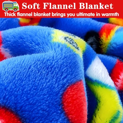 Lukeight Excavator Toddler Blanket Gifts for Boys and Girls, Plush Tractor Throw Blanket for Kids, Thick and Warm Boys Blanket for Teens Birthday (Excavator, 50x60 Inches) - Image 4