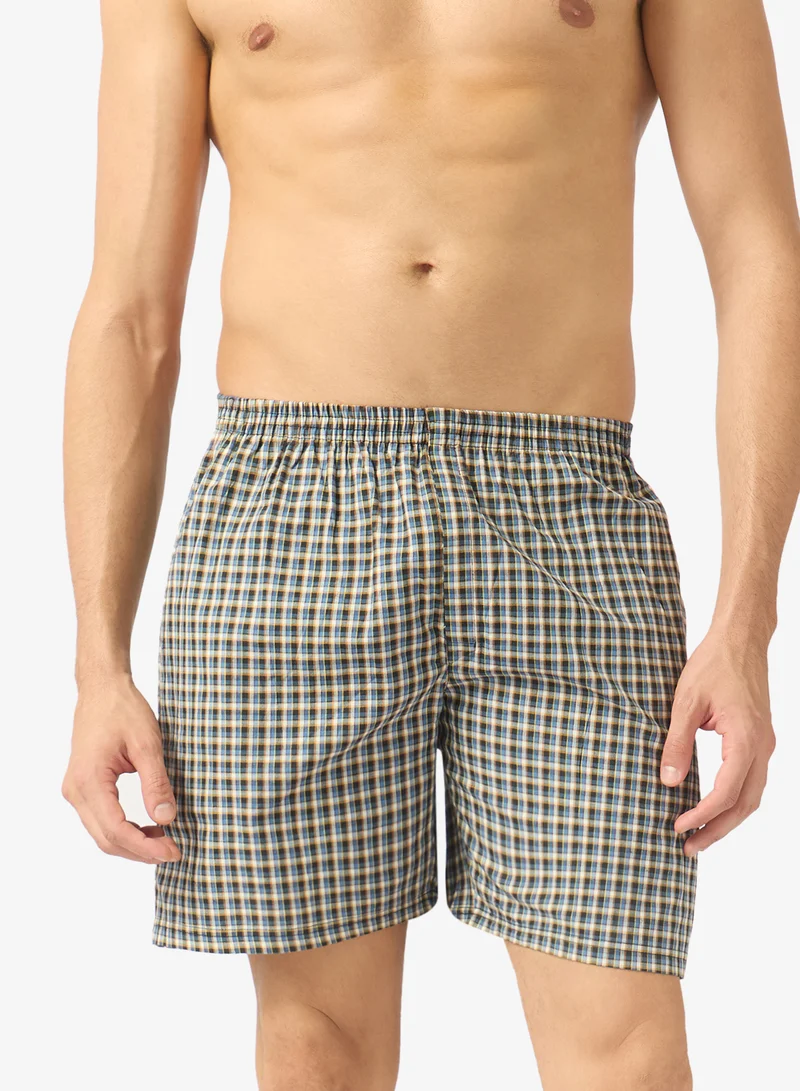 Seventy Five Basics  Woven Boxer of 2 Pack for Men | Best Price UAE