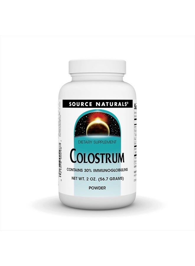 Source Naturals Colostrum Contains 30 Percent Immunoglobulins - 2 oz POWDER - Image 1