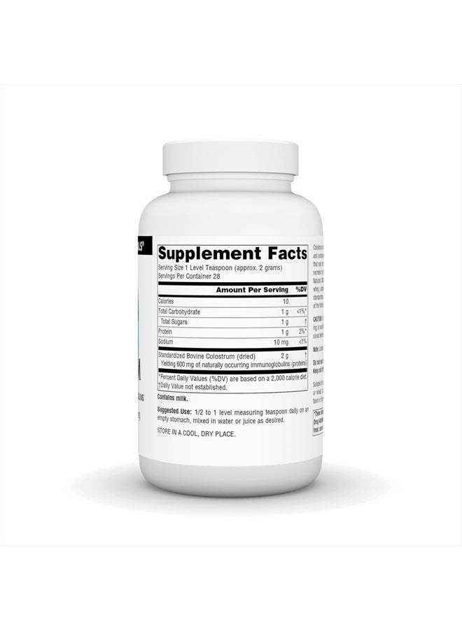 Source Naturals Colostrum Contains 30 Percent Immunoglobulins - 2 oz POWDER - Image 2