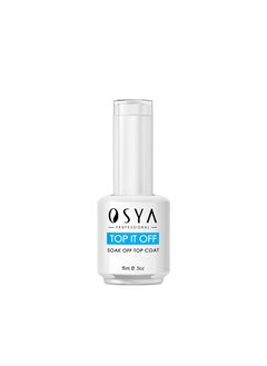 OSYA 15ml Large Capacity No Wipe Top Coat Clear Gel Nail Polish Soak Off U V LED Gel for Starters Professionals Home DIY Nail Salon Manicure  - Image 1