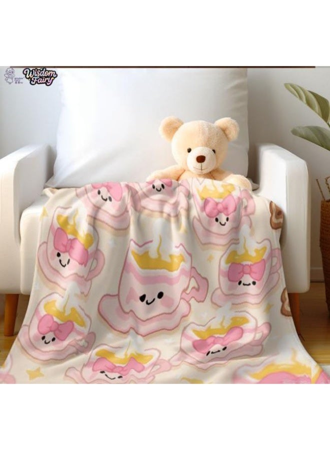 عام Wisdom Fairy (أحدث) بطانية رقيقة من الفانيلا (دافئة ومريحة، ومناسبة للنوم، واستخدام اللعبة، وإزالة الغبار والرمل) 150 سم * 200 سم - 97 - Image 1