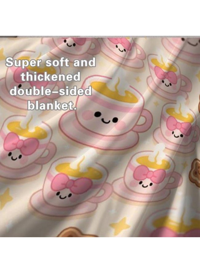 عام Wisdom Fairy (أحدث) بطانية رقيقة من الفانيلا (دافئة ومريحة، ومناسبة للنوم، واستخدام اللعبة، وإزالة الغبار والرمل) 150 سم * 200 سم - 97 - Image 5