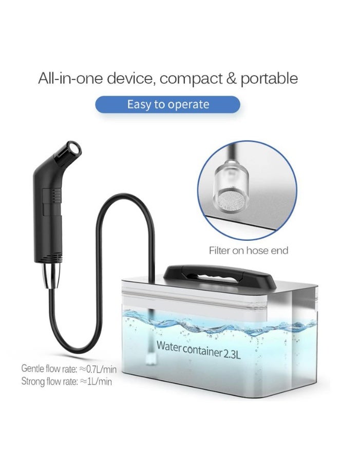 Jourvent Portable Electric Bidet shattaf with 1.2m Hose and 2.3L Container - Rechargeable, Compact, and Versatile Personal Hygiene Solution for Travel, Home, Baby Care, Camping, and More - Image 2