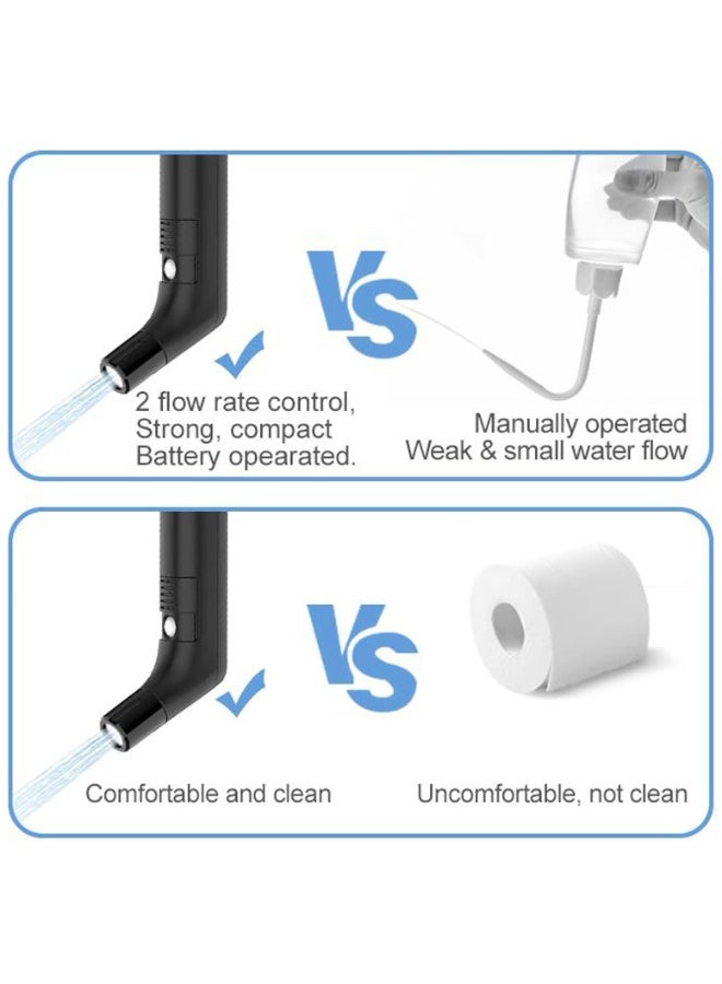 Jourvent Portable Electric Bidet shattaf with 1.2m Hose and 2.3L Container - Rechargeable, Compact, and Versatile Personal Hygiene Solution for Travel, Home, Baby Care, Camping, and More - Image 4