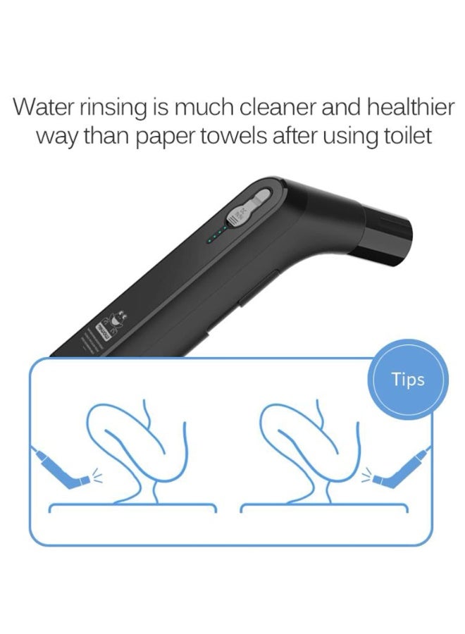 Jourvent Portable Electric Bidet shattaf with 1.2m Hose and 2.3L Container - Rechargeable, Compact, and Versatile Personal Hygiene Solution for Travel, Home, Baby Care, Camping, and More - Image 5