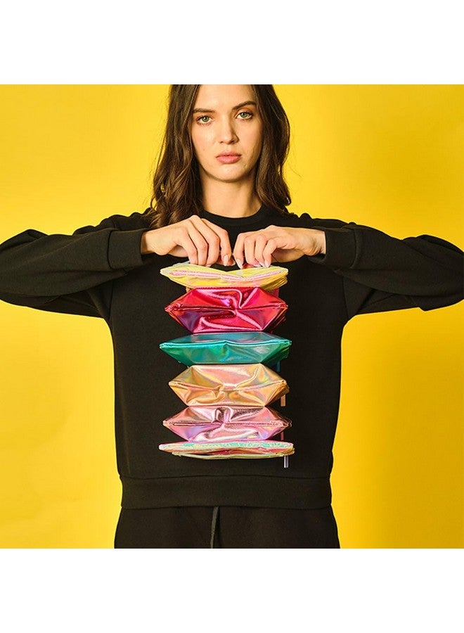 Hamster London Shimmy Pouch Set of 6 for Multipurpose Cosmetic Makeup Case/Travel Pouch - Image 4