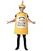 Seasons Mustard Costume Ketchup Cosplay Halloween Costume for Adult One Size Yellow Mustard - Image 3