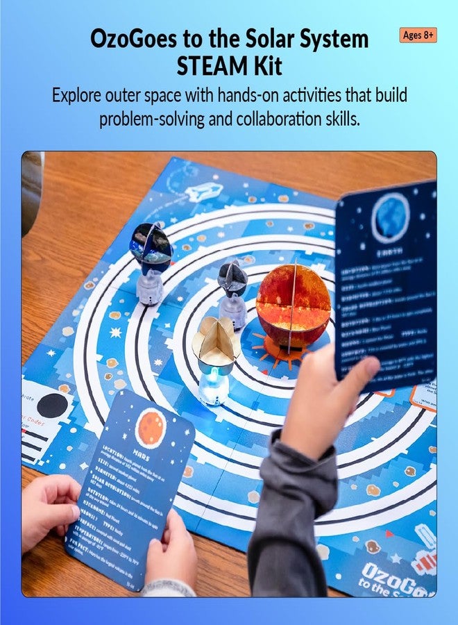 Ozobot OzoGoes to The Solar System, STEM Kit, Ages 8+, Learn The Solar System, Problem Solving, Classroom Science Activities, Easy Assembly, NGSS Aligned, Digital Lessons, Robot Not Included - Image 3