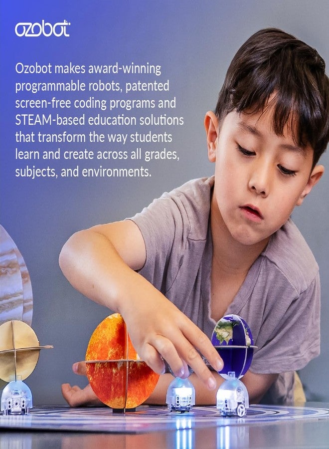 Ozobot OzoGoes to The Solar System, STEM Kit, Ages 8+, Learn The Solar System, Problem Solving, Classroom Science Activities, Easy Assembly, NGSS Aligned, Digital Lessons, Robot Not Included - Image 2