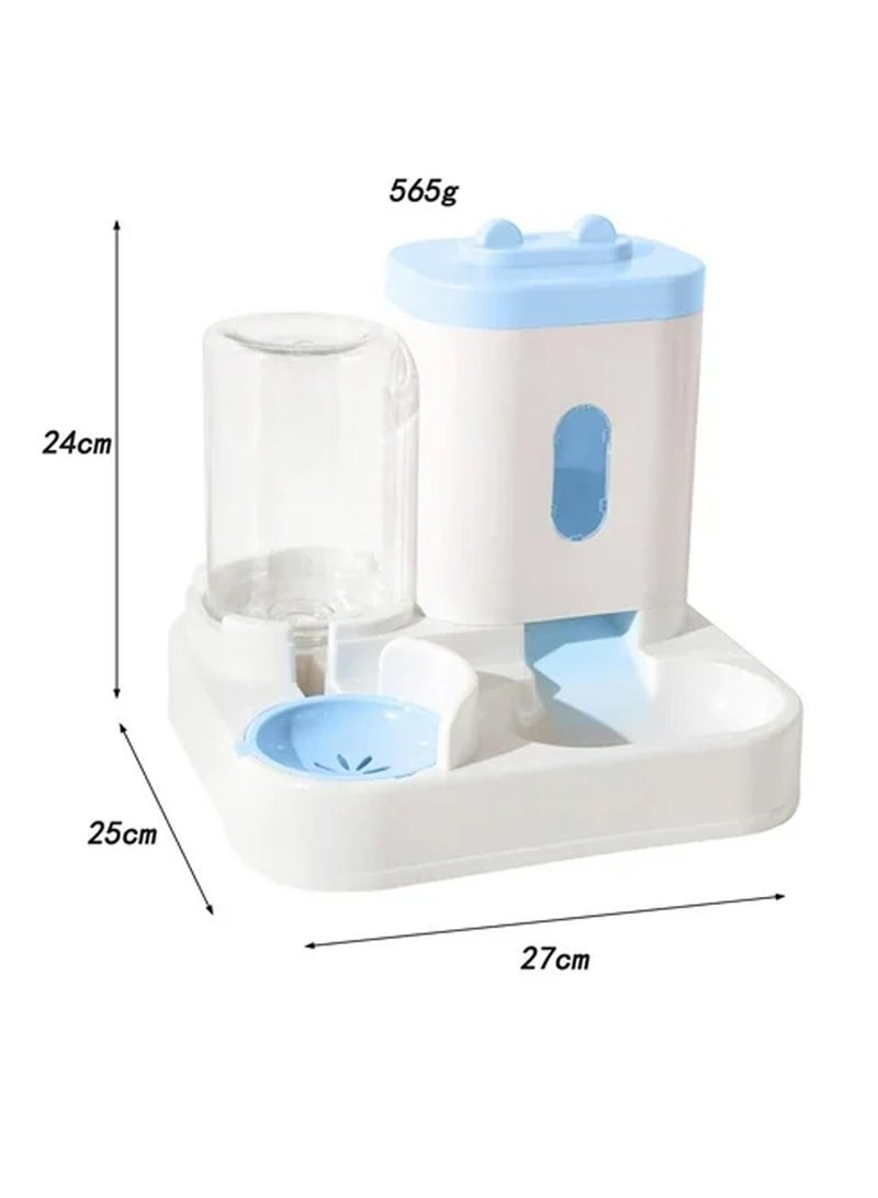 2 in 1 Automatic Pet Feeder ,Cat Feeding Bowl and Water Dispenser, Drinking Bowl - Image 2