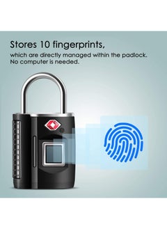 Mypin Fingerprint Lock Tsa Approved Smart Digital Locker Lock For Gym Luggage Travel House Door Suitcase Backpack School Bike Office Keyless  - Image 4