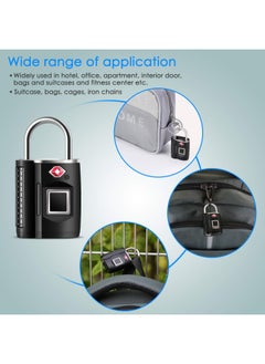 Mypin Fingerprint Lock Tsa Approved Smart Digital Locker Lock For Gym Luggage Travel House Door Suitcase Backpack School Bike Office Keyless  - Image 5
