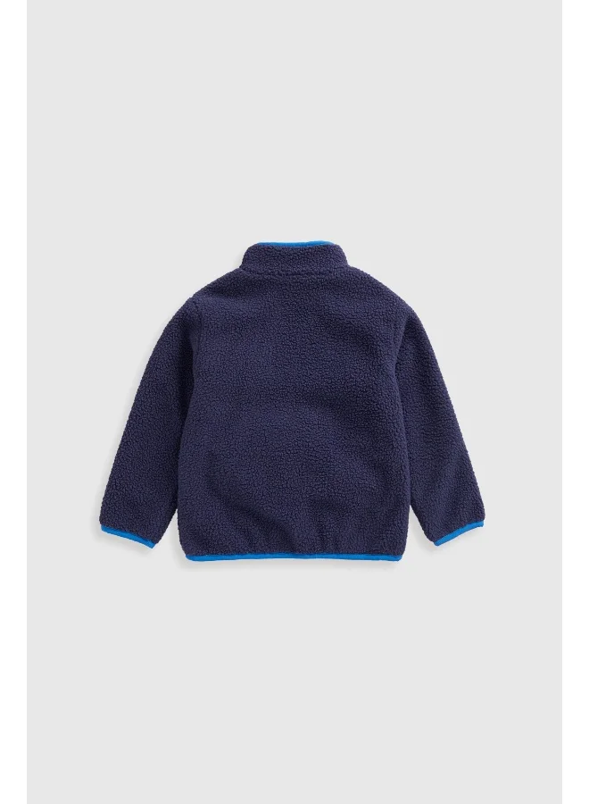mothercare Navy Fleece Jacket