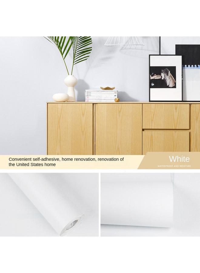 Bluejw Wardrobe Stickers Cabinet Furniture Table Desktop Renovation Self-adhesive Wallpaper Kitchen Cabinet Waterproof Bedroom Wallpaper - Image 1