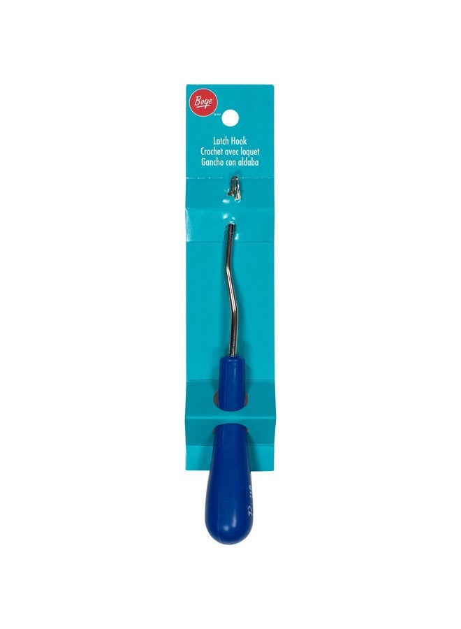 Boye Offset Ergonomic Latch Hook Tool Craft Accessory 6.5" L Blue - Image 1