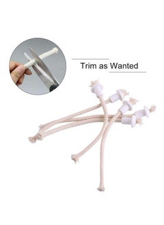 ATCUSA Handmade Long Cotton Wicks For Puja Pooja Jyot Batti Oil Lamp Diyas Diwali Deepawali Diya Ideal For Brass Kuber Clay Diya Home Mandir Temple (Plain Cotton Wicks Box Packed (170200 Wicks Approx))  - Image 3