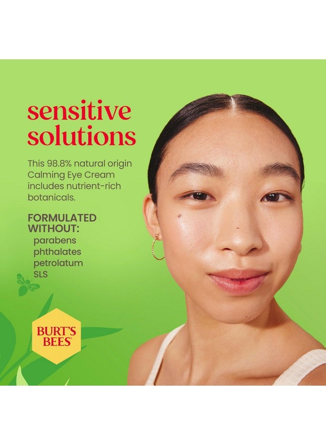 بيرتس بيز هدايا عيد الميلاد من بيرتس بيز، كريم مُهدئ للعينين بخلاصة الصبار وحليب الأرز، يُرطب البشرة دون أن يُسبب احمرارًا أو تهيجًا، مصنوع من مكونات طبيعية 98.7% للعناية بالبشرة، زجاجة 0.5 أونصة. - Image 5